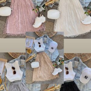 FALDA LARGA TUTU BORDADA